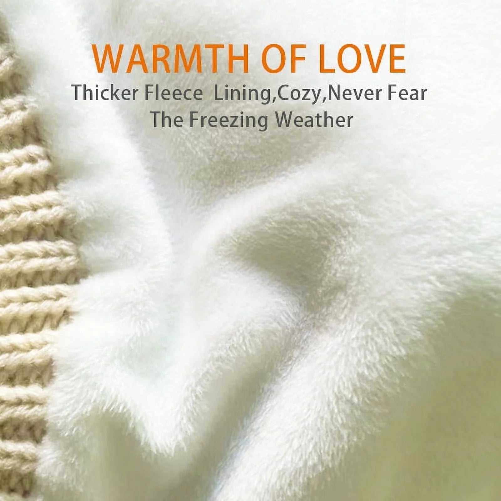 Women winter hat with thick fleece lining for warmth and style.