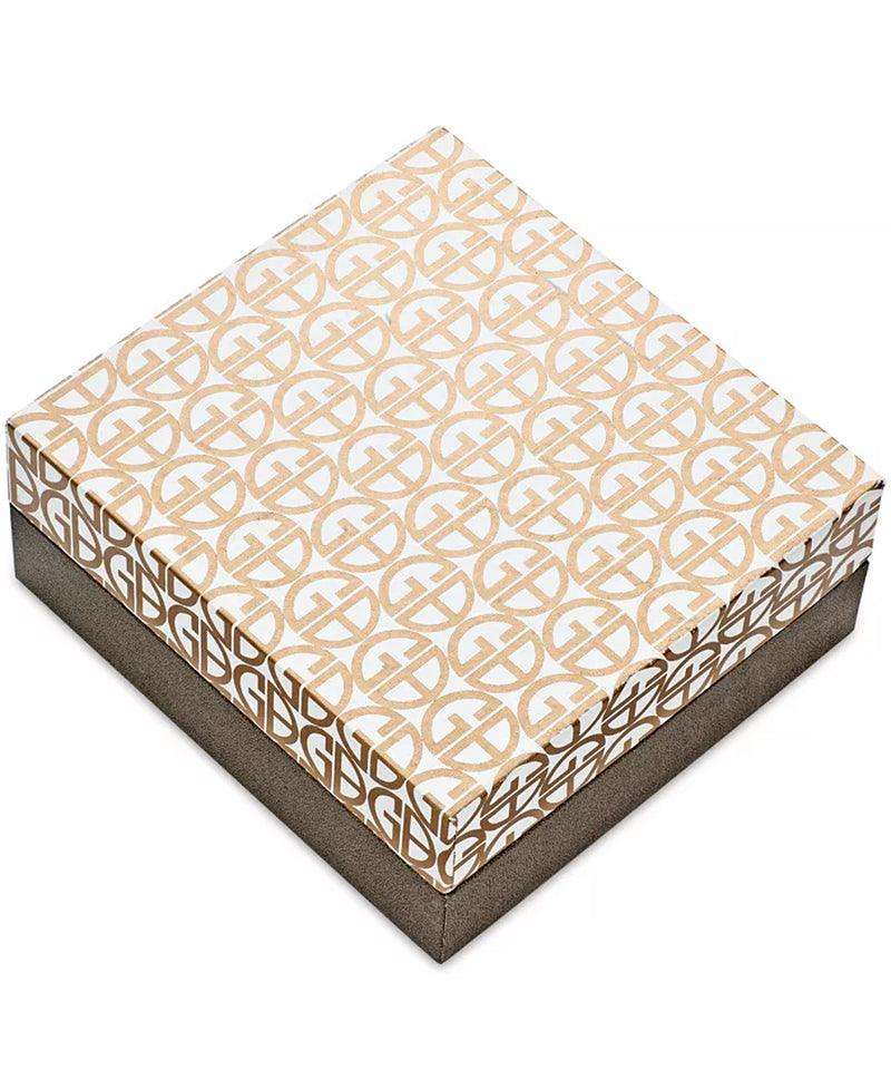 Gift box for 4-piece set of sterling silver stud earrings with cubic zirconia, created for Macy's.