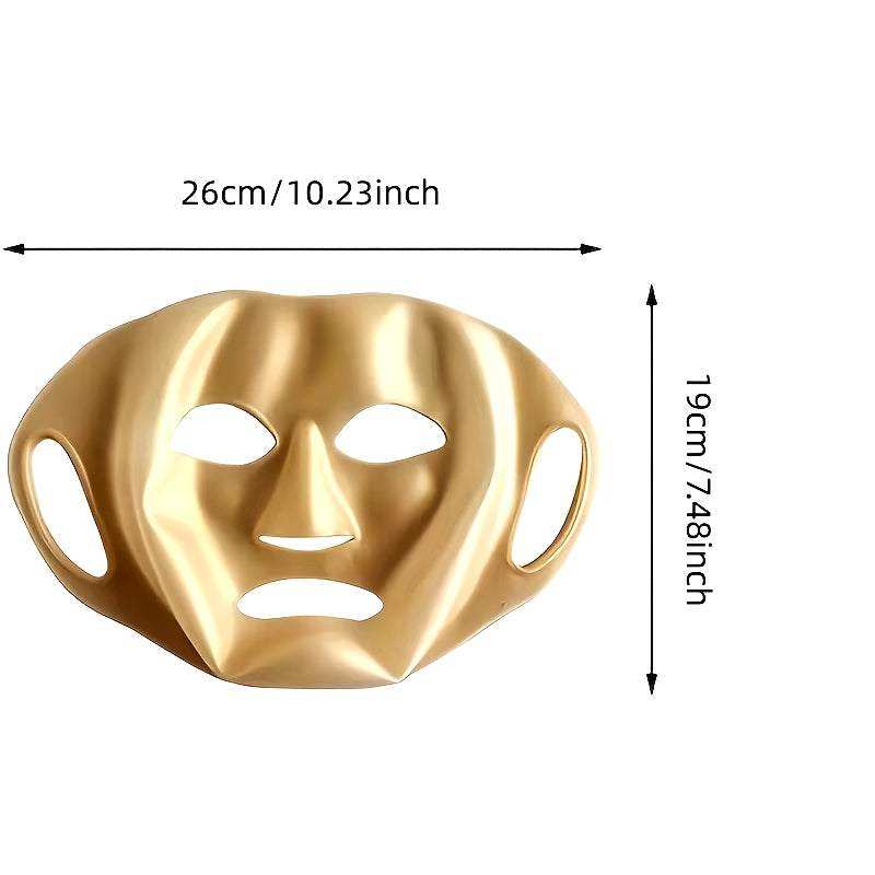 3D silicone face cover mask tool for moisturizing and firming, reusable and eco-friendly.