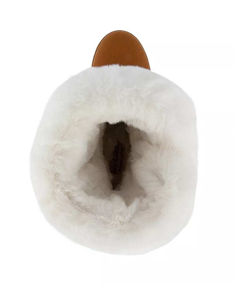 Women's King Cozy Cold Weather Boots with plush texture and faux suede material.