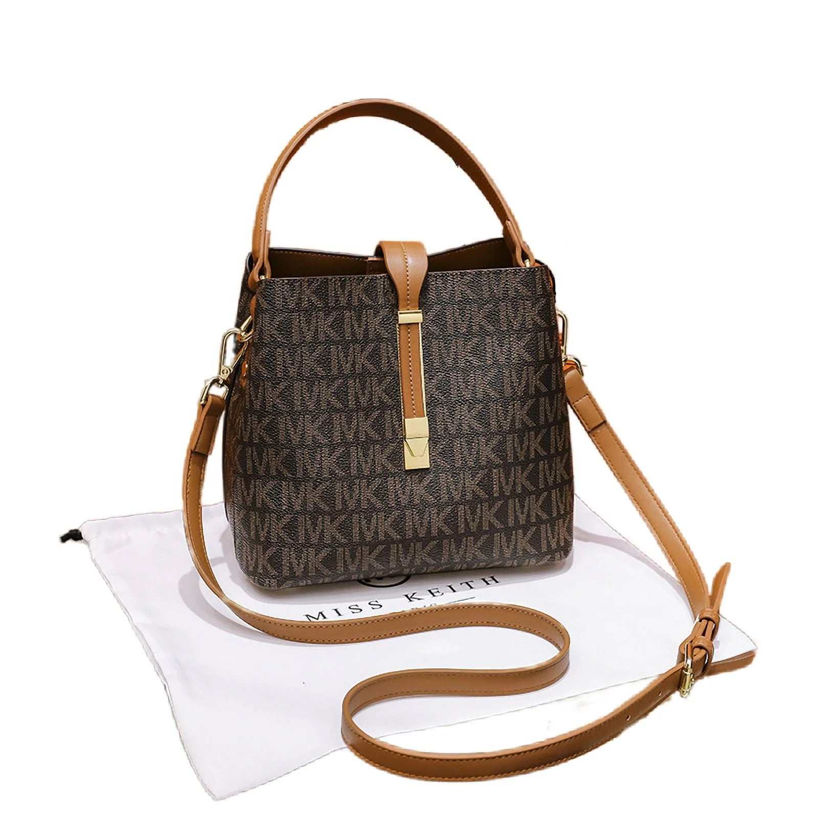 Fashionable shoulder bag for women with vintage design and multiple pockets, perfect for gifts and various occasions.