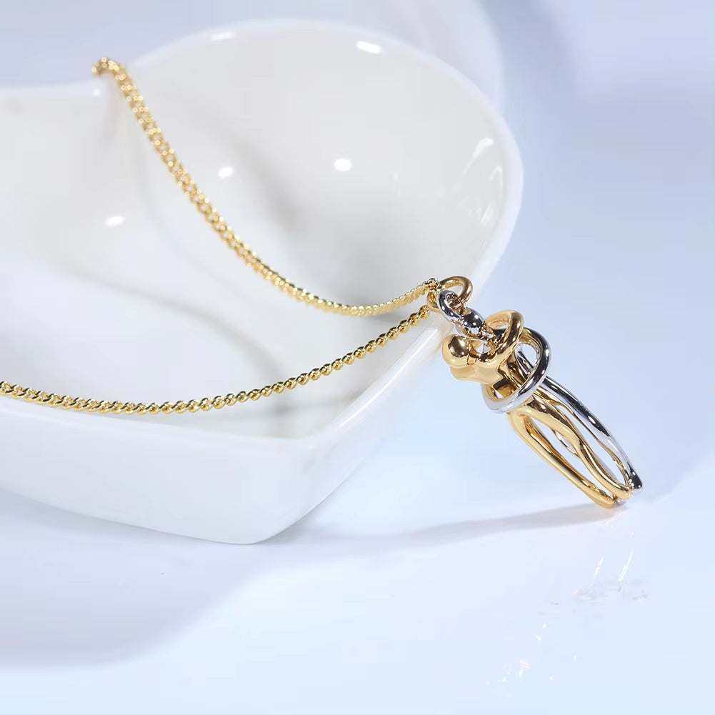 Fashion choker hugging necklace with high-quality alloy in elegant design.