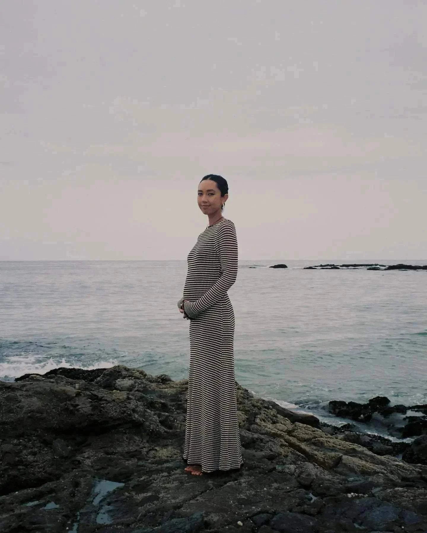 Maxi Dress Elegant Long Sleeve