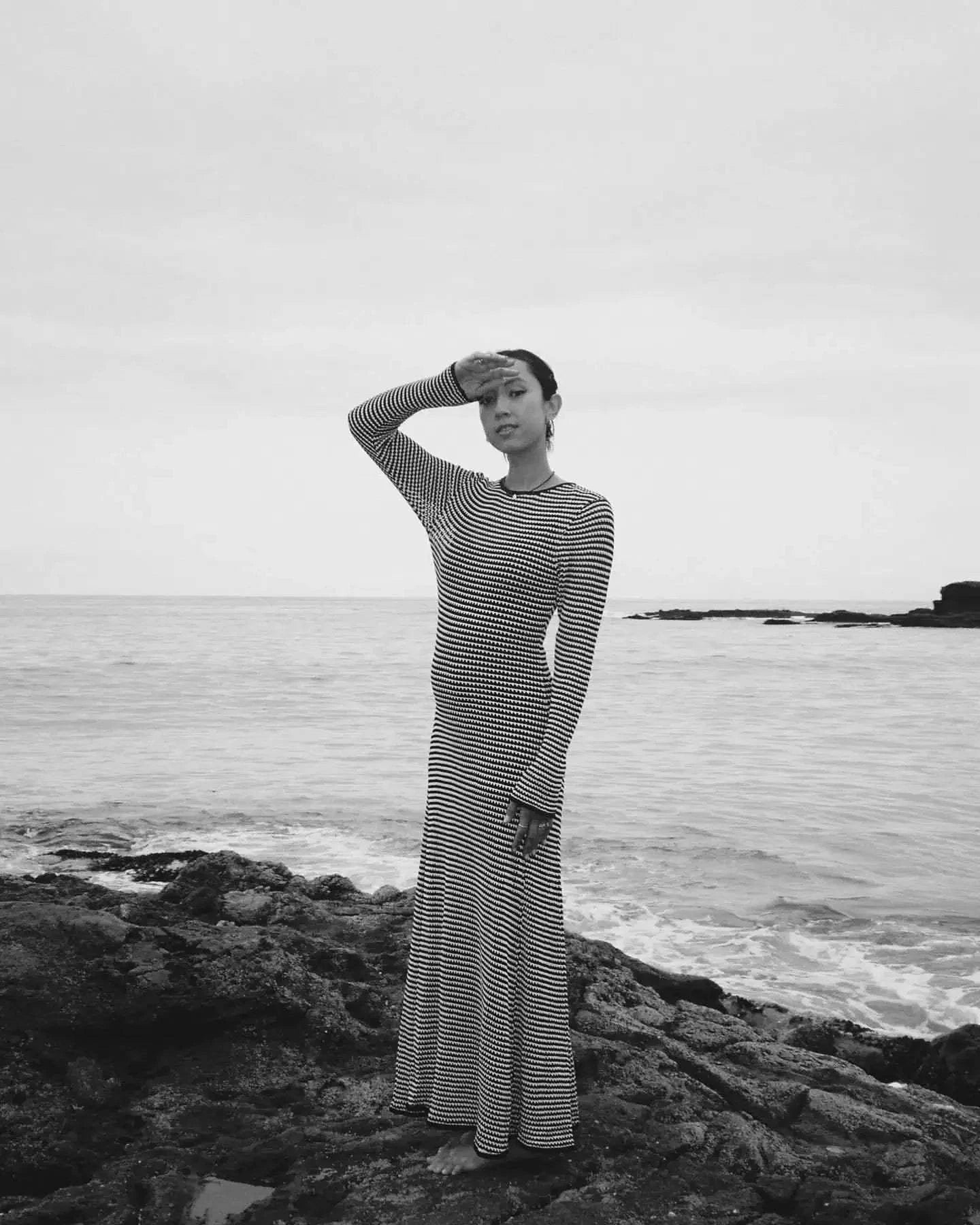 Maxi Dress Elegant Long Sleeve