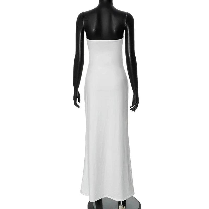 Sexy Strapless Cut Out Bodycon