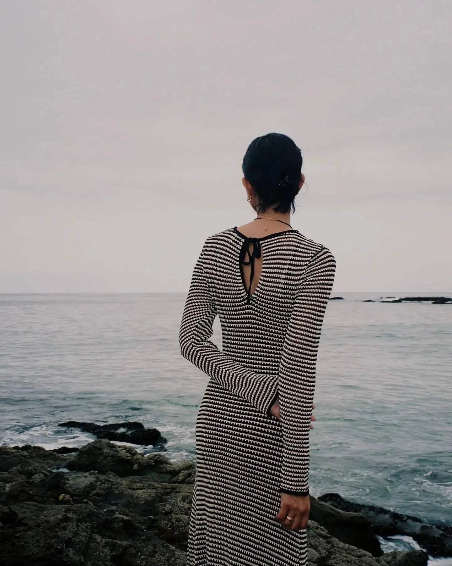 Maxi Dress Elegant Long Sleeve