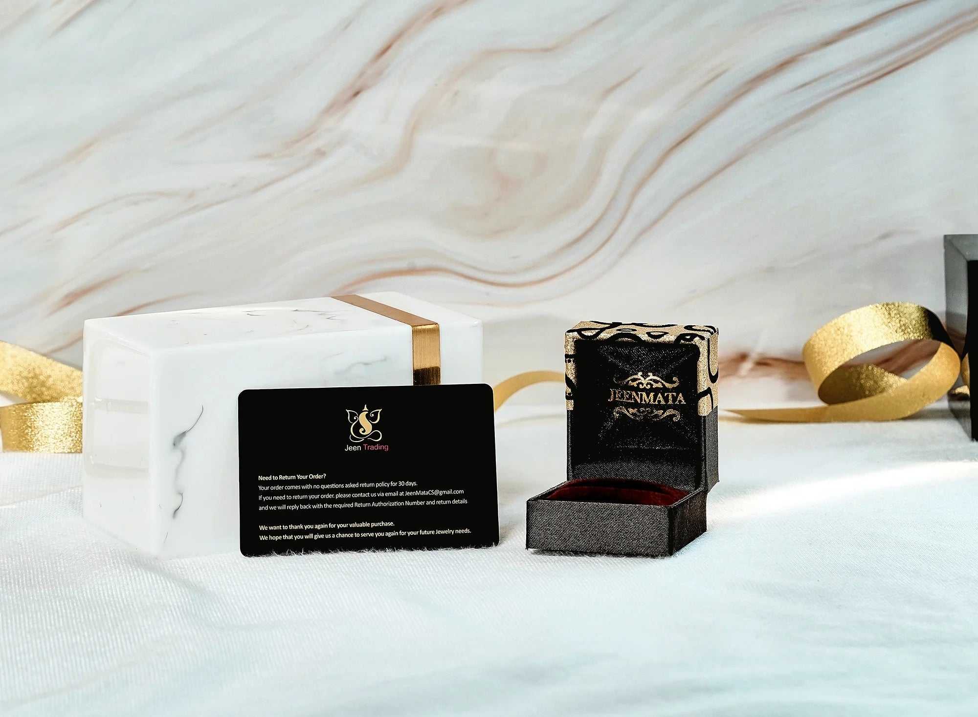 Elegant gift box for JeenMata Infinity Love Pendant Necklace Anniversary Gift.